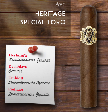 AVO Heritage Special Toro Zigarre